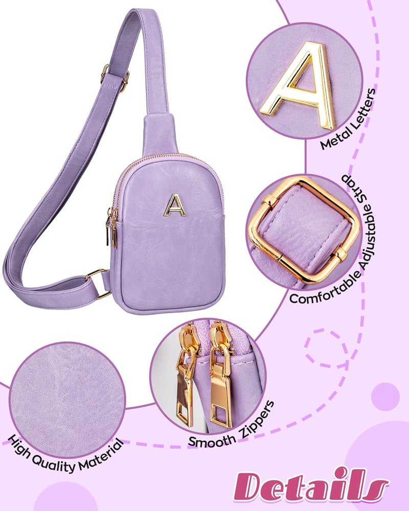 Freesya Store Valentines Day Gifts for 8 9 10 11 12 13 14 15 16 Year Old Girl, Initial Crossbody Bag for Girls, Birthday Gifts for Daughter Granddaughter, Tween Teen Girls Trendy Stuff, 5th 8th Grade Gift - Image 4